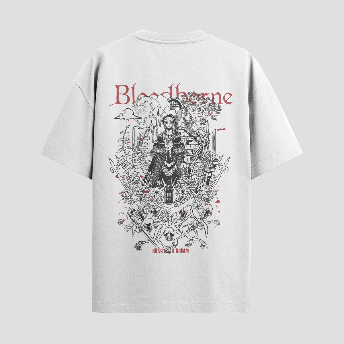 Playera urbana de anime y gaming ExtraLife MX, corte Classic Premium unisex ligero y transpirable en color Deep Black y Pure White, ropa de uso diario para gym y casual.
