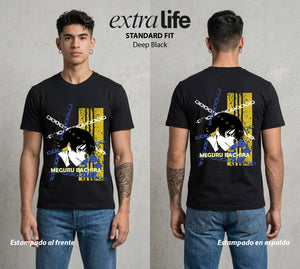 La Prision del Gol | El Monstruo del Dribbling #00310 - Playera Standard Fit | Deep Black - Foto en modelo