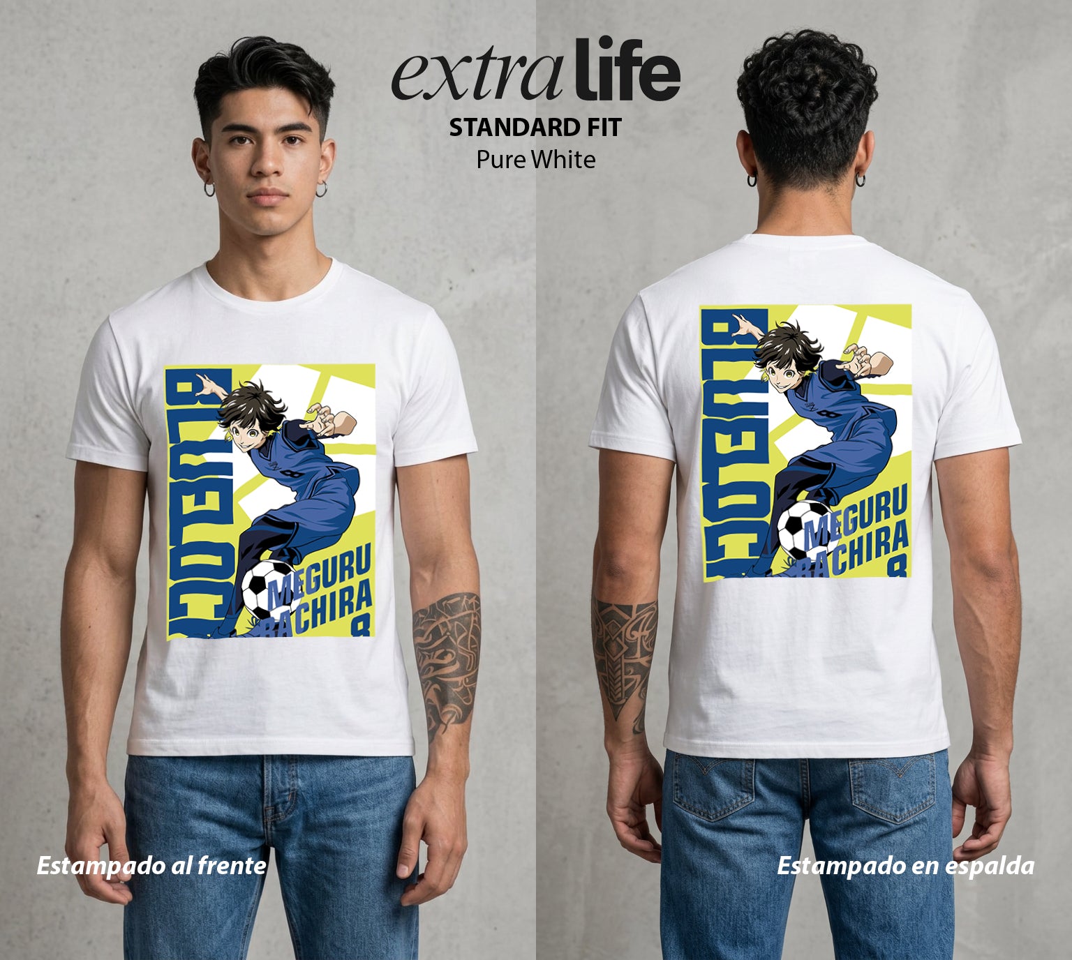La Prision del Gol | El Duende del Gol #00311 - Playera Standard Fit | Pure White - Foto en modelo