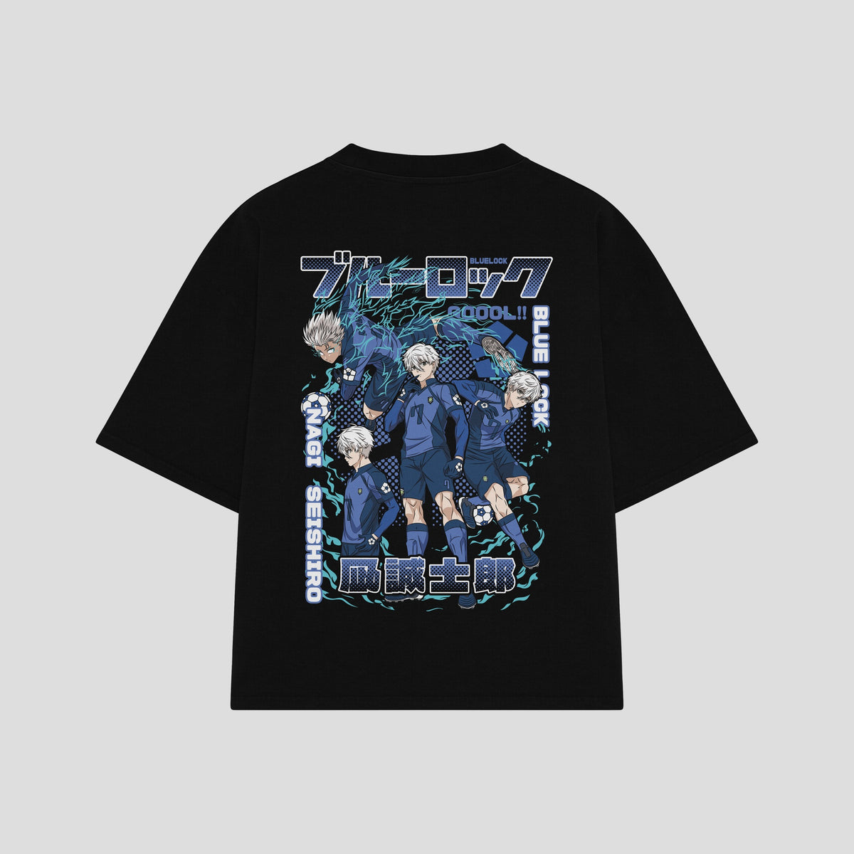 Playera streetwear premium de anime y gaming ExtraLife MX, corte oversized drop shoulder ligero y fresco en color Deep Black y Off-White, moda urbana mexicana de culto.