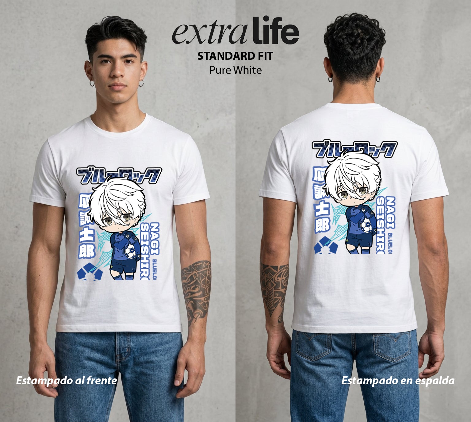 La Prision del Gol | El Genio sin Esfuerzo #00314 - Playera Standard Fit | Pure White - Foto en modelo