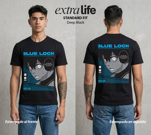 La Prision del Gol | El Ego del Gol #00317 - Playera Standard Fit | Deep Black - Foto en modelo