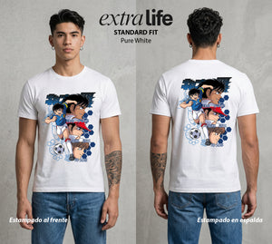 El Balon del Destino | Los del Balon #00359 - Playera Standard Fit | Pure White - Foto en modelo