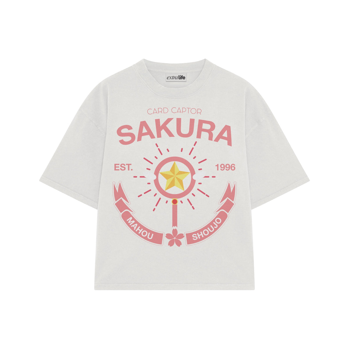 Playera streetwear premium de anime y gaming ExtraLife MX, corte oversized drop shoulder ligero y fresco en color Deep Black y Off-White, moda urbana mexicana de culto.