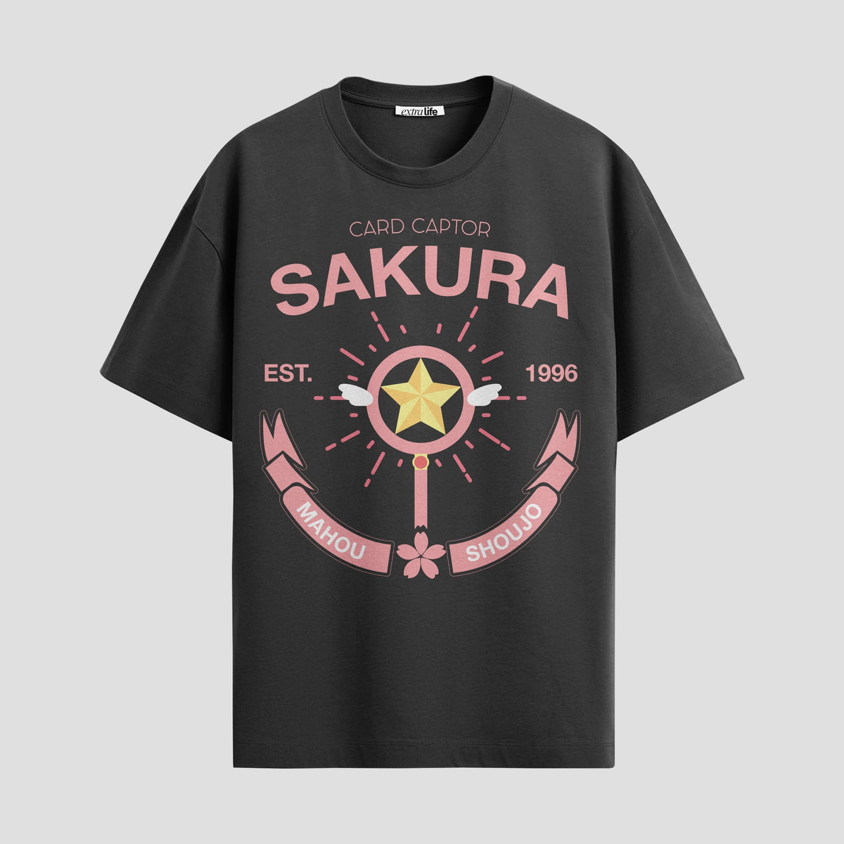 Playera urbana de anime y gaming ExtraLife MX, corte Classic Premium unisex ligero y transpirable en color Deep Black y Pure White, ropa de uso diario para gym y casual.