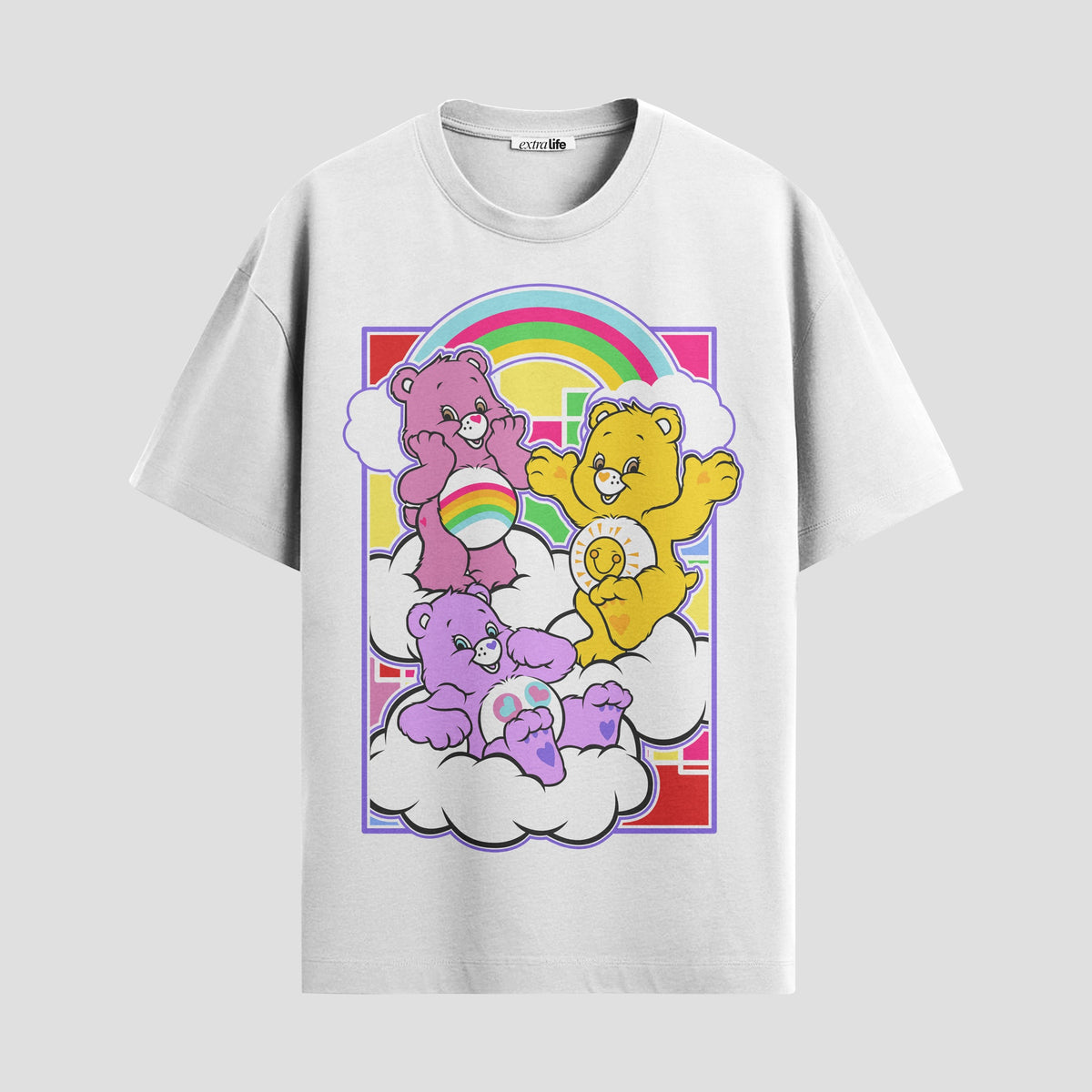 Playera urbana de anime y gaming ExtraLife MX, corte Classic Premium unisex ligero y transpirable en color Deep Black y Pure White, ropa de uso diario para gym y casual.
