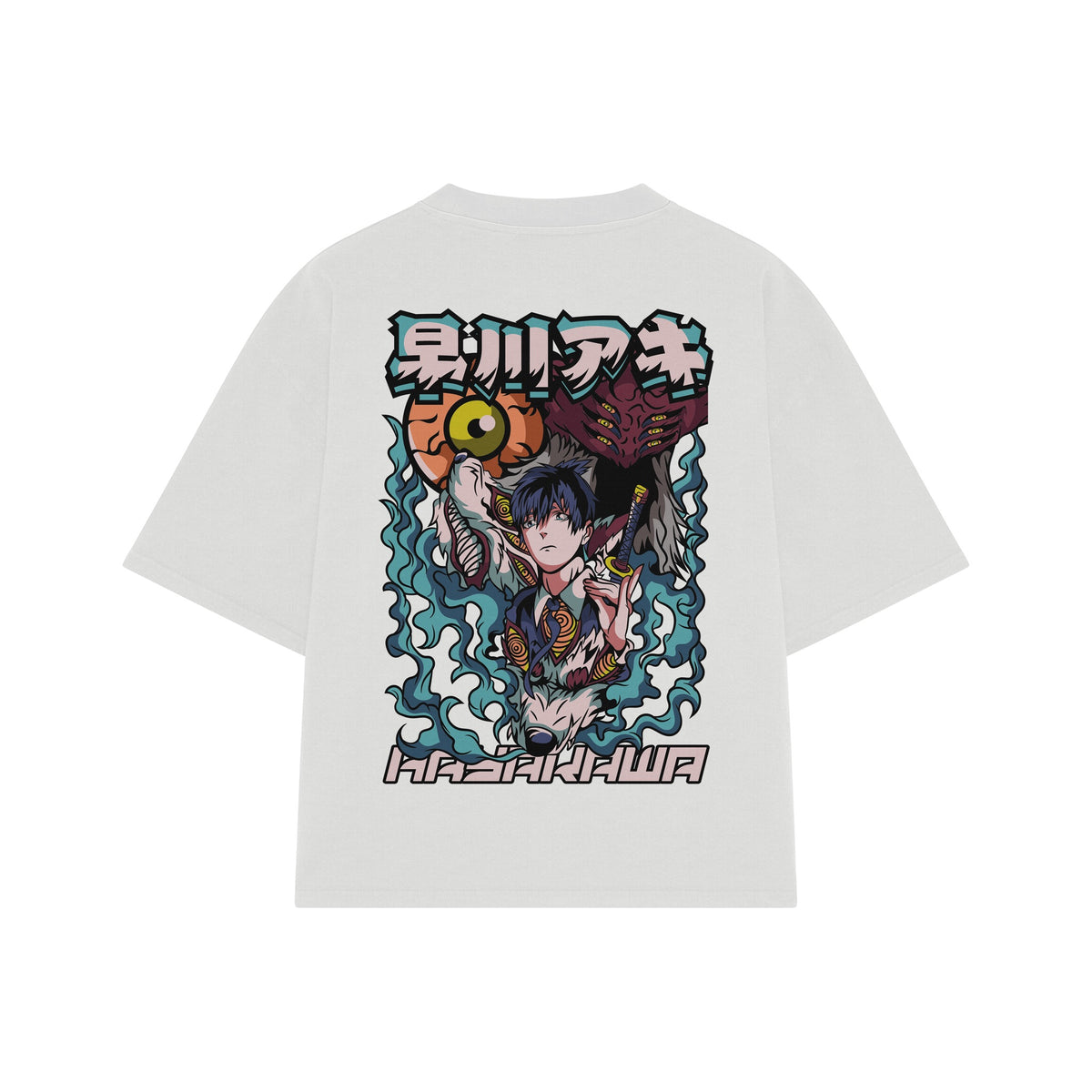 Playera streetwear premium de anime y gaming ExtraLife MX, corte oversized drop shoulder ligero y fresco en color Deep Black y Off-White, moda urbana mexicana de culto.