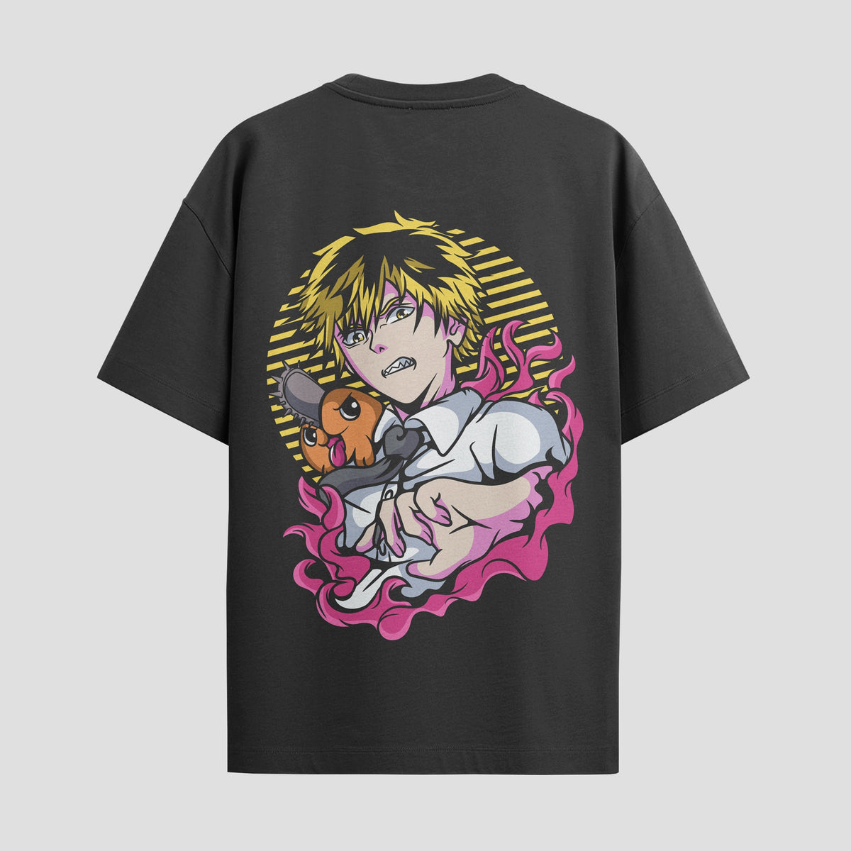 Playera urbana de anime y gaming ExtraLife MX, corte Classic Premium unisex ligero y transpirable en color Deep Black y Pure White, ropa de uso diario para gym y casual.