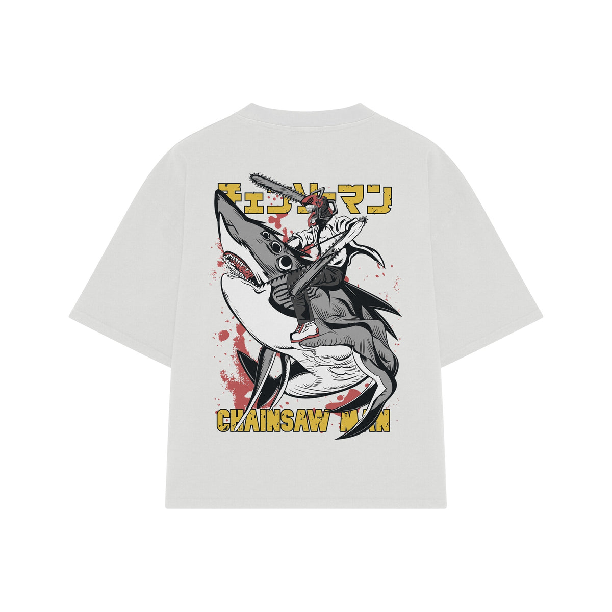 Playera streetwear premium de anime y gaming ExtraLife MX, corte oversized drop shoulder ligero y fresco en color Deep Black y Off-White, moda urbana mexicana de culto.