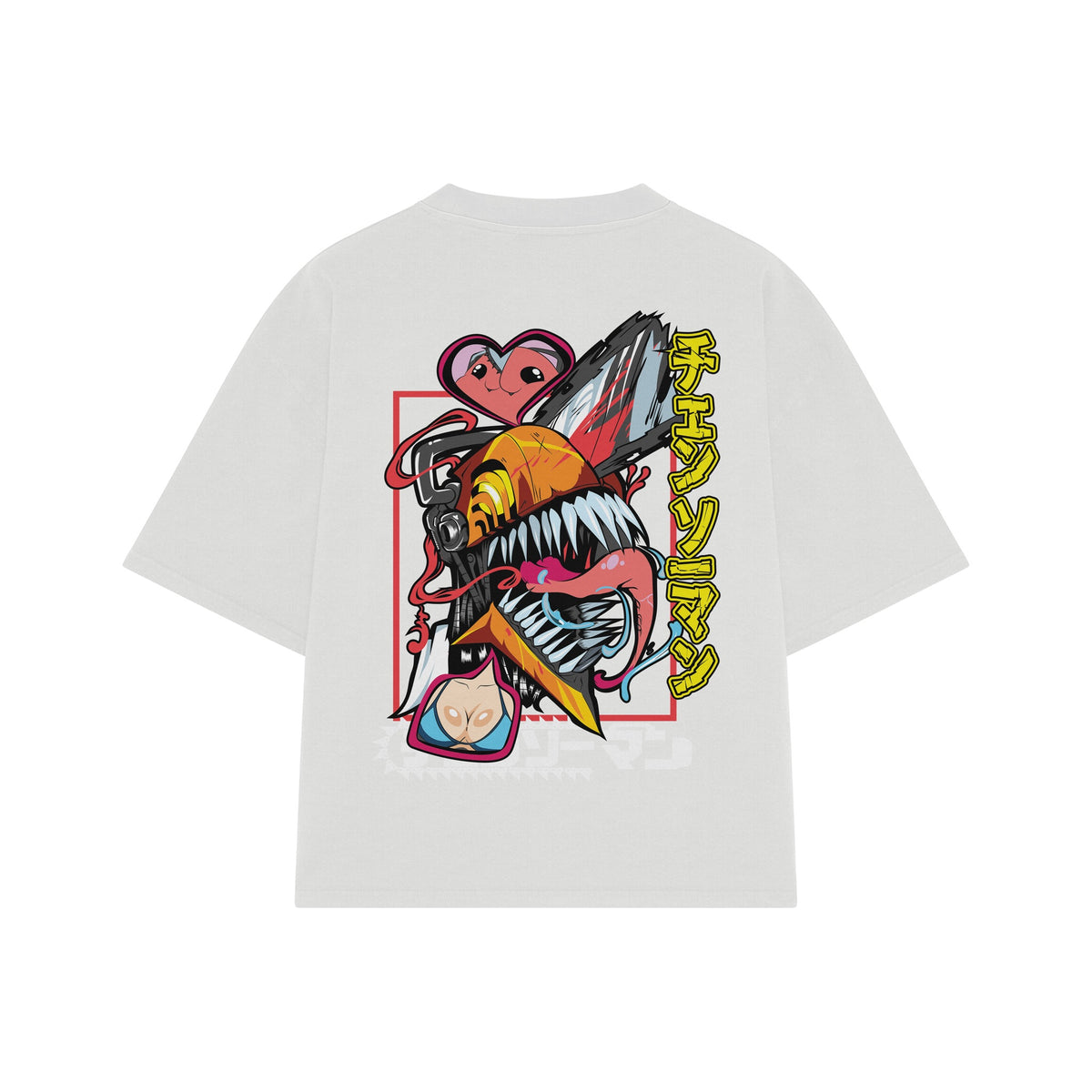 Playera streetwear premium de anime y gaming ExtraLife MX, corte oversized drop shoulder ligero y fresco en color Deep Black y Off-White, moda urbana mexicana de culto.