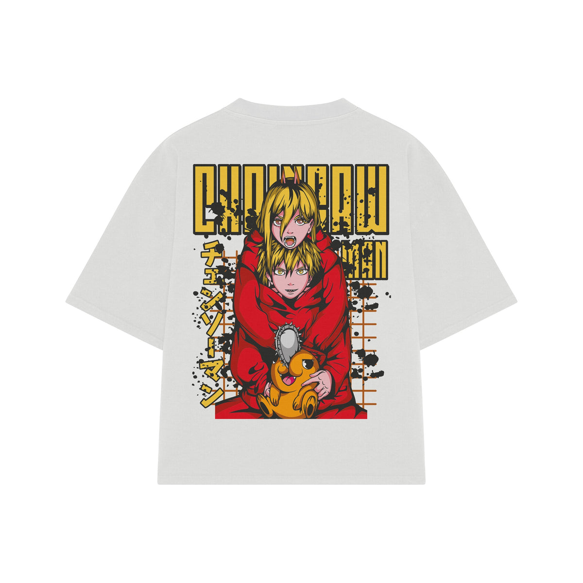 Playera streetwear premium de anime y gaming ExtraLife MX, corte oversized drop shoulder ligero y fresco en color Deep Black y Off-White, moda urbana mexicana de culto.