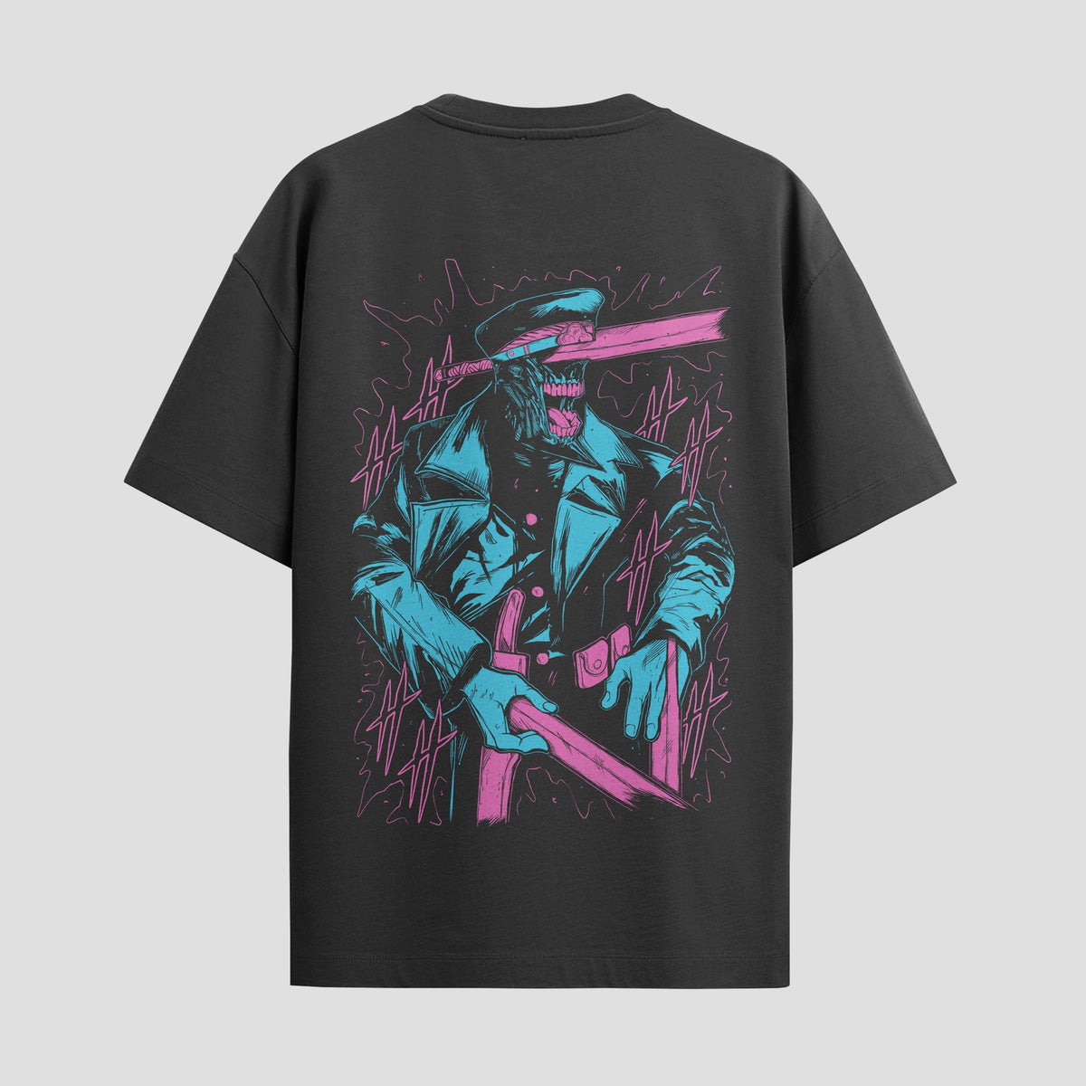 Playera urbana de anime y gaming ExtraLife MX, corte Classic Premium unisex ligero y transpirable en color Deep Black y Pure White, ropa de uso diario para gym y casual.