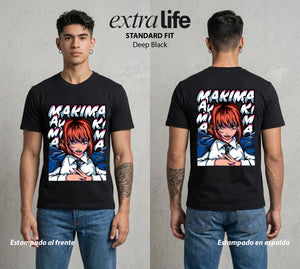 El Contrato Infernal | El Control Absoluto #00445 - Playera Standard Fit | Deep Black - Foto en modelo