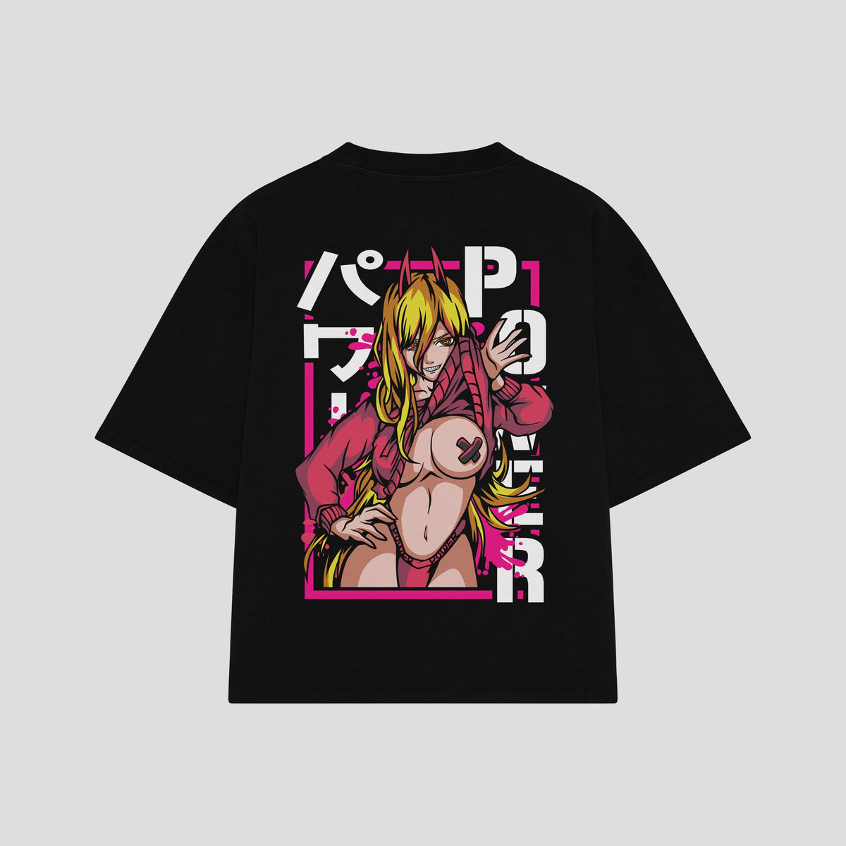 Playera streetwear premium de anime y gaming ExtraLife MX, corte oversized drop shoulder ligero y fresco en color Deep Black y Off-White, moda urbana mexicana de culto.