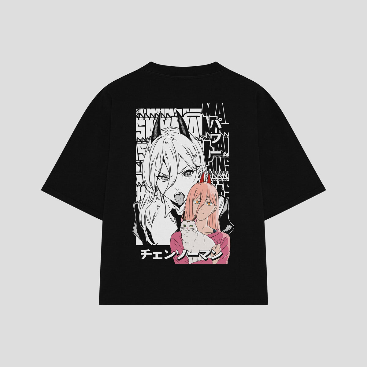 Playera streetwear premium de anime y gaming ExtraLife MX, corte oversized drop shoulder ligero y fresco en color Deep Black y Off-White, moda urbana mexicana de culto.