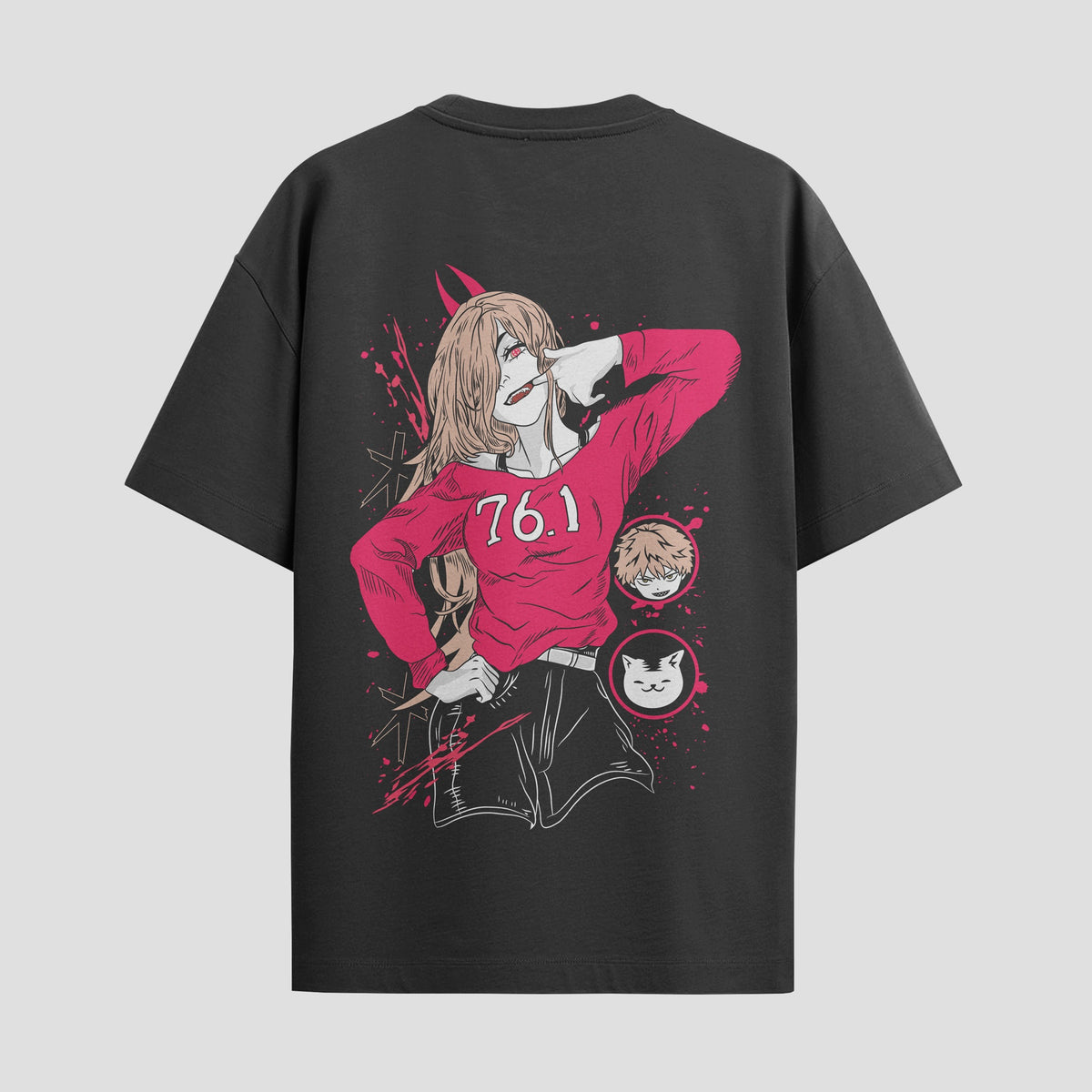 Playera urbana de anime y gaming ExtraLife MX, corte Classic Premium unisex ligero y transpirable en color Deep Black y Pure White, ropa de uso diario para gym y casual.