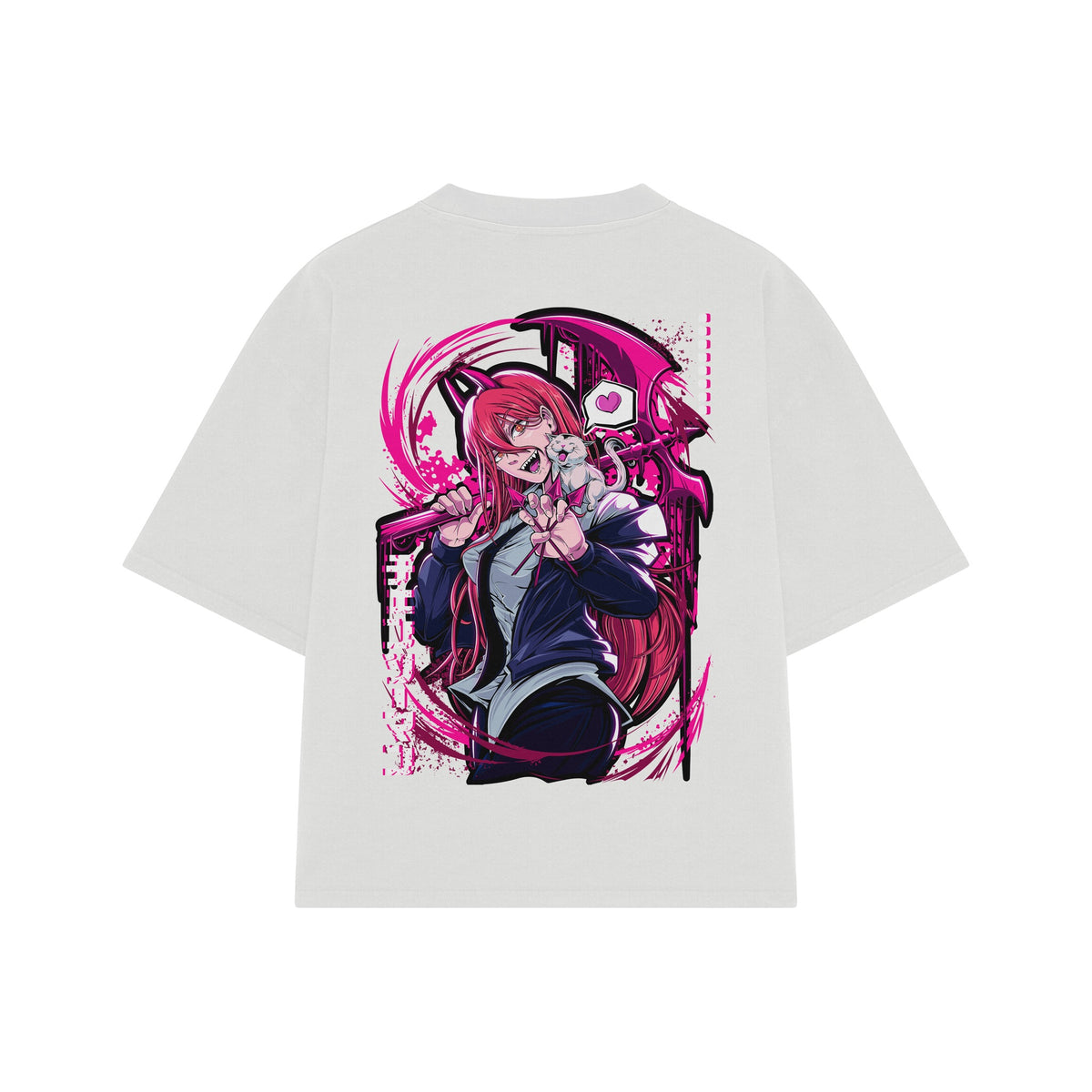 Playera streetwear premium de anime y gaming ExtraLife MX, corte oversized drop shoulder ligero y fresco en color Deep Black y Off-White, moda urbana mexicana de culto.
