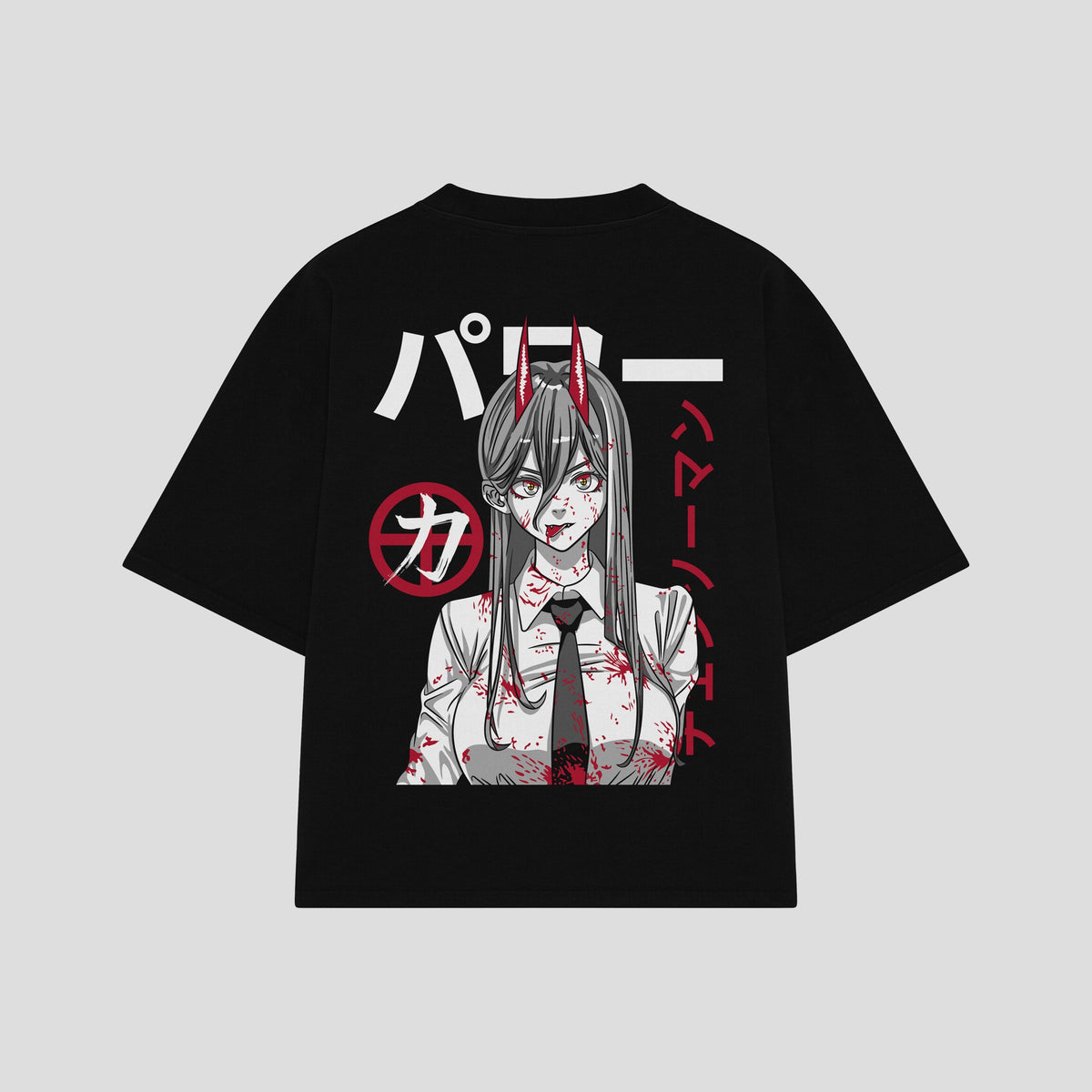 Playera streetwear premium de anime y gaming ExtraLife MX, corte oversized drop shoulder ligero y fresco en color Deep Black y Off-White, moda urbana mexicana de culto.