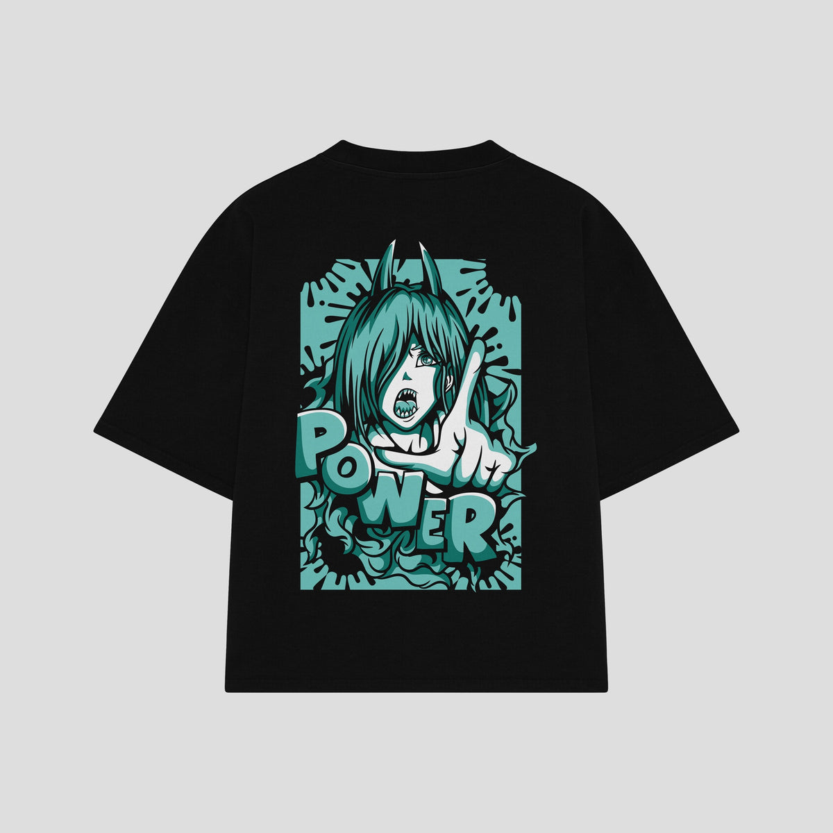 Playera streetwear premium de anime y gaming ExtraLife MX, corte oversized drop shoulder ligero y fresco en color Deep Black y Off-White, moda urbana mexicana de culto.