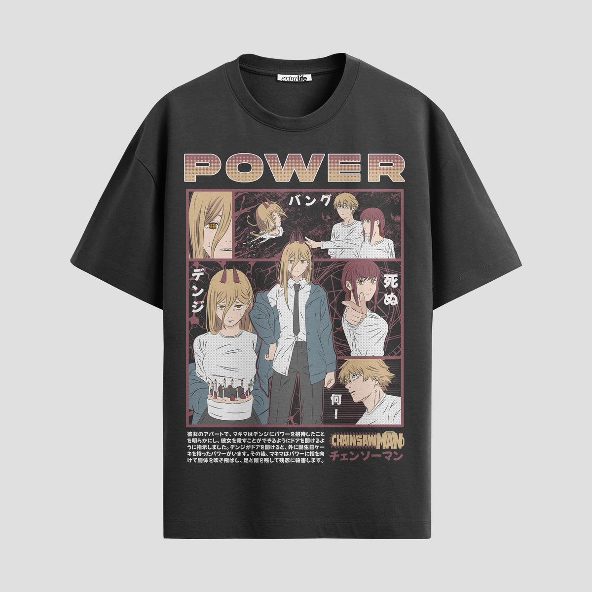 Playera urbana de anime y gaming ExtraLife MX, corte Classic Premium unisex ligero y transpirable en color Deep Black y Pure White, ropa de uso diario para gym y casual.