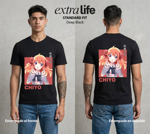 El Amor en el Manga | El Poder del Manga #00508 - Playera Standard Fit | Deep Black - Foto en modelo