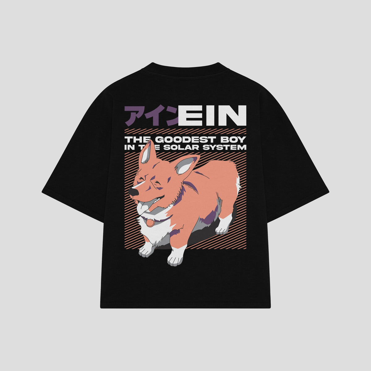 Playera streetwear premium de anime y gaming ExtraLife MX, corte oversized drop shoulder ligero y fresco en color Deep Black y Off-White, moda urbana mexicana de culto.