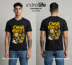 El Bandicot Salvaje | El Spin del Bandicot #00529 - Playera Standard Fit | Deep Black - Foto en modelo