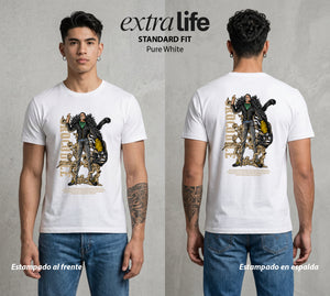 Mar de los Piratas | El Cocodrilo del Desierto #00530 - Playera Standard Fit | Pure White - Foto en modelo