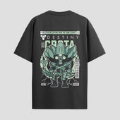 Playera urbana de anime y gaming ExtraLife MX, corte Classic Premium unisex ligero y transpirable en color Deep Black y Pure White, ropa de uso diario para gym y casual.
