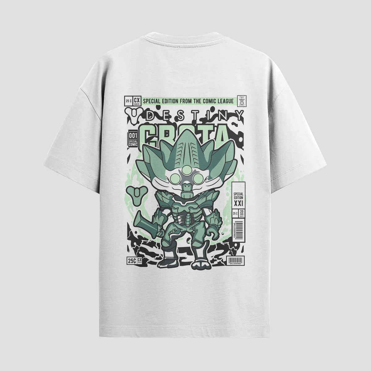 Playera urbana de anime y gaming ExtraLife MX, corte Classic Premium unisex ligero y transpirable en color Deep Black y Pure White, ropa de uso diario para gym y casual.