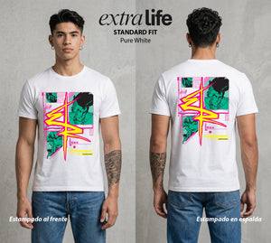 Los Corredores del Filo | La Especialista del Hack #00543 - Playera Standard Fit | Pure White - Foto en modelo