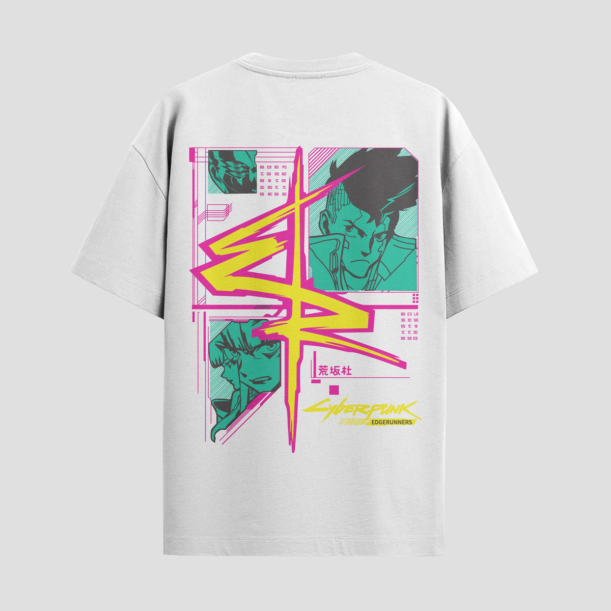 Playera urbana de anime y gaming ExtraLife MX, corte Classic Premium unisex ligero y transpirable en color Deep Black y Pure White, ropa de uso diario para gym y casual.