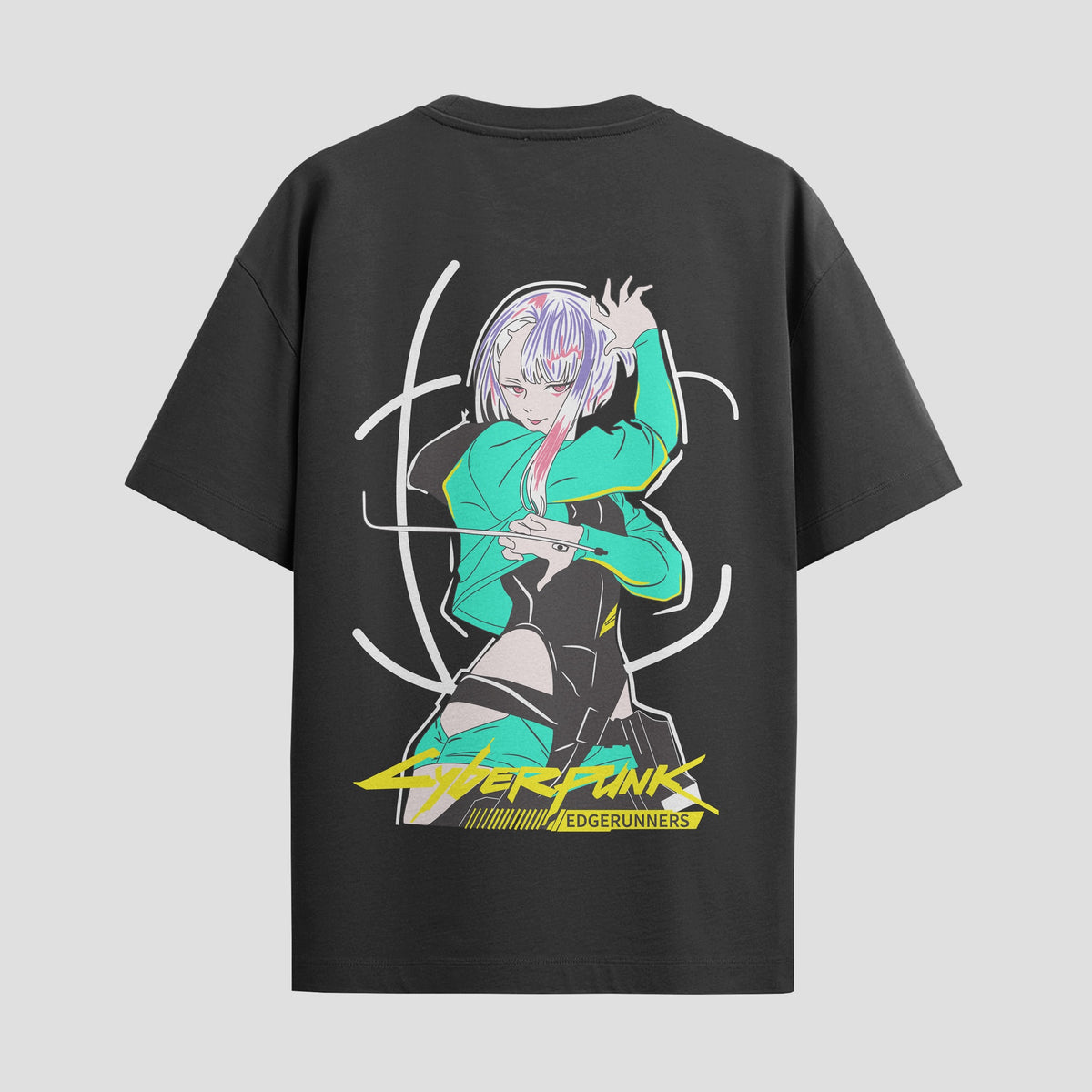 Playera urbana de anime y gaming ExtraLife MX, corte Classic Premium unisex ligero y transpirable en color Deep Black y Pure White, ropa de uso diario para gym y casual.