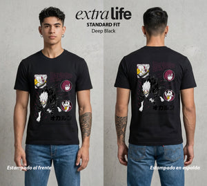 Lo Paranormal Cotidiano | El Grupo Paranormal #00563 - Playera Standard Fit | Deep Black - Foto en modelo