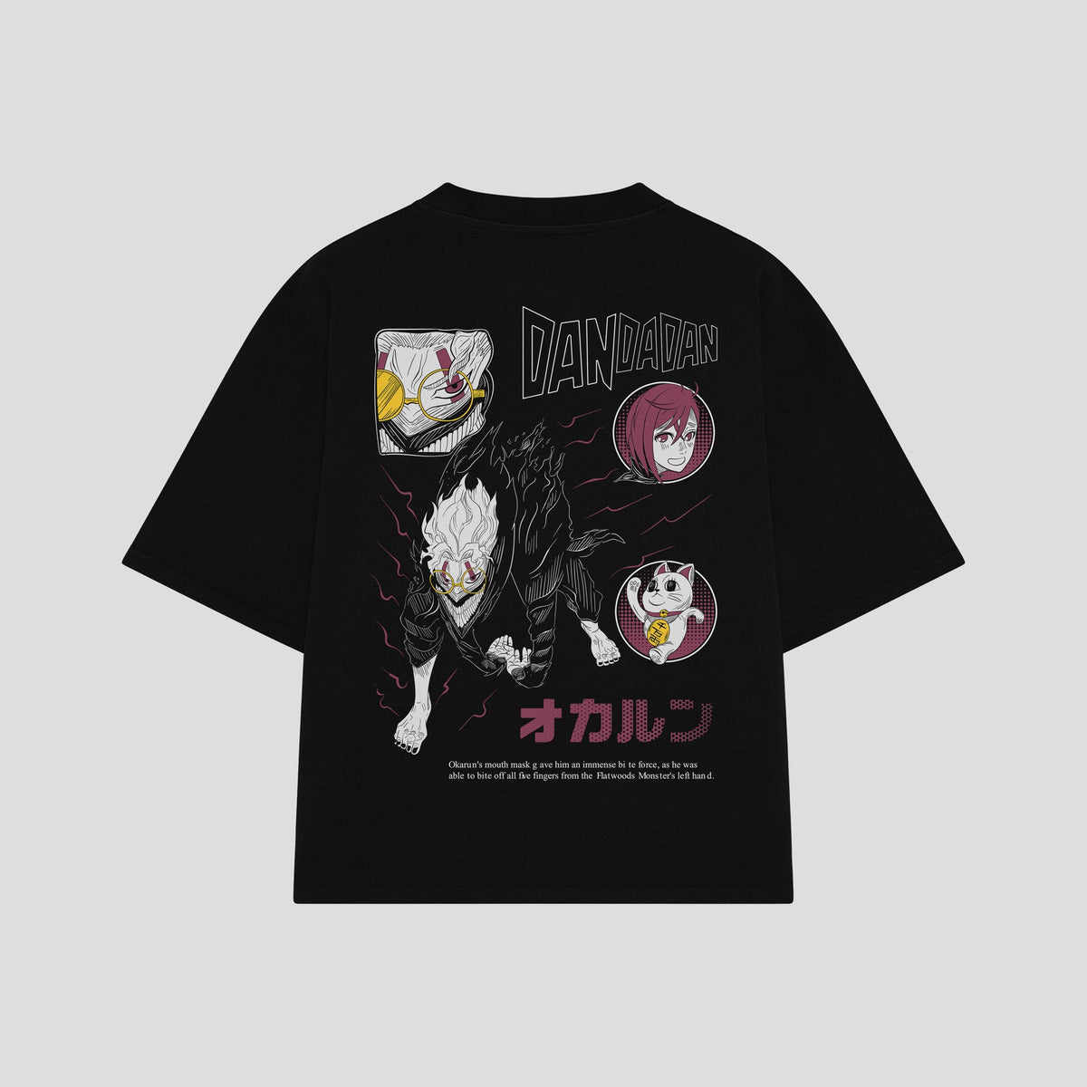 Playera streetwear premium de anime y gaming ExtraLife MX, corte oversized drop shoulder ligero y fresco en color Deep Black y Off-White, moda urbana mexicana de culto.
