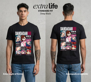 Lo Paranormal Cotidiano | El Grupo Paranormal #00565 - Playera Standard Fit | Deep Black - Foto en modelo