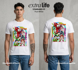 Lo Paranormal Cotidiano | Los del Ocultismo #00566 - Playera Standard Fit | Pure White - Foto en modelo