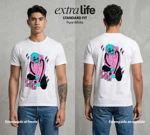 Lo Paranormal Cotidiano | El Guardian Invisible #00568 - Playera Standard Fit | Pure White - Foto en modelo