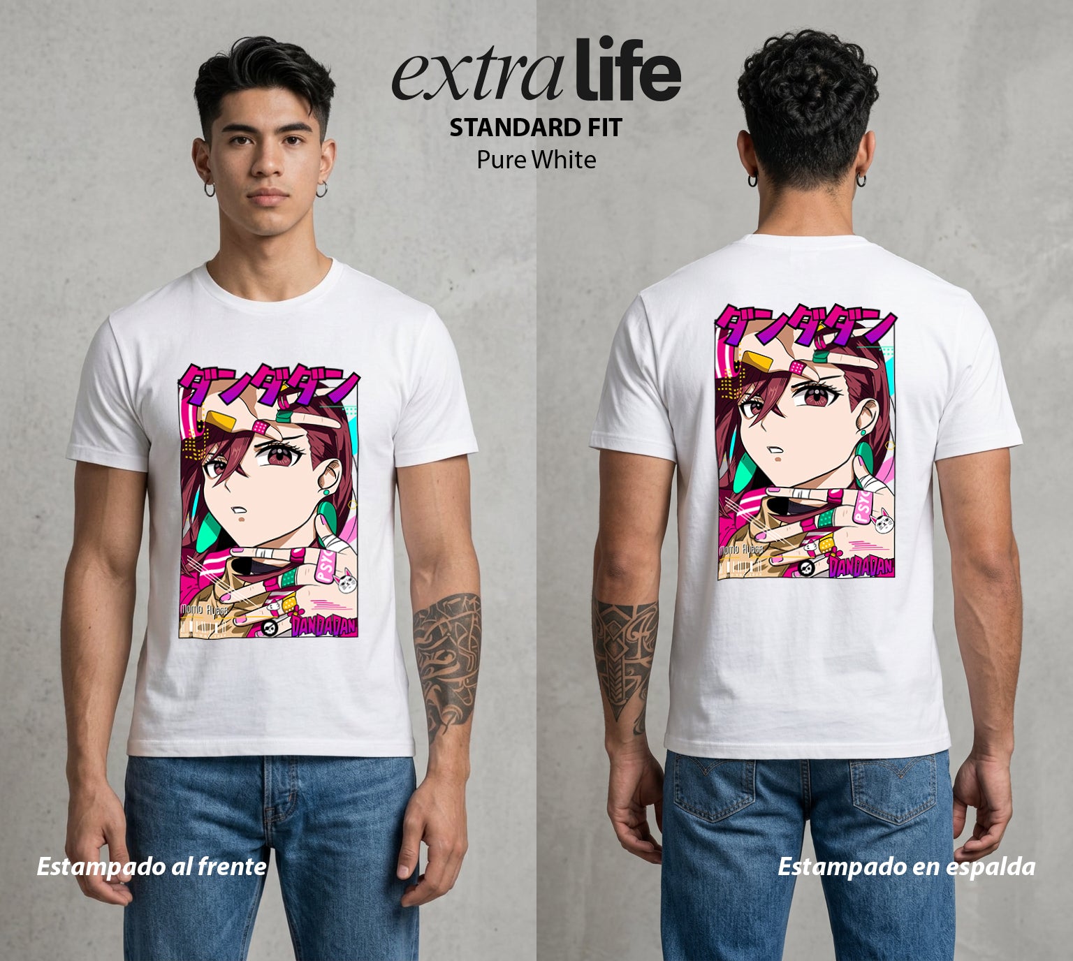 Lo Paranormal Cotidiano | La Chica del Ocultismo #00573 - Playera Standard Fit | Pure White - Foto en modelo