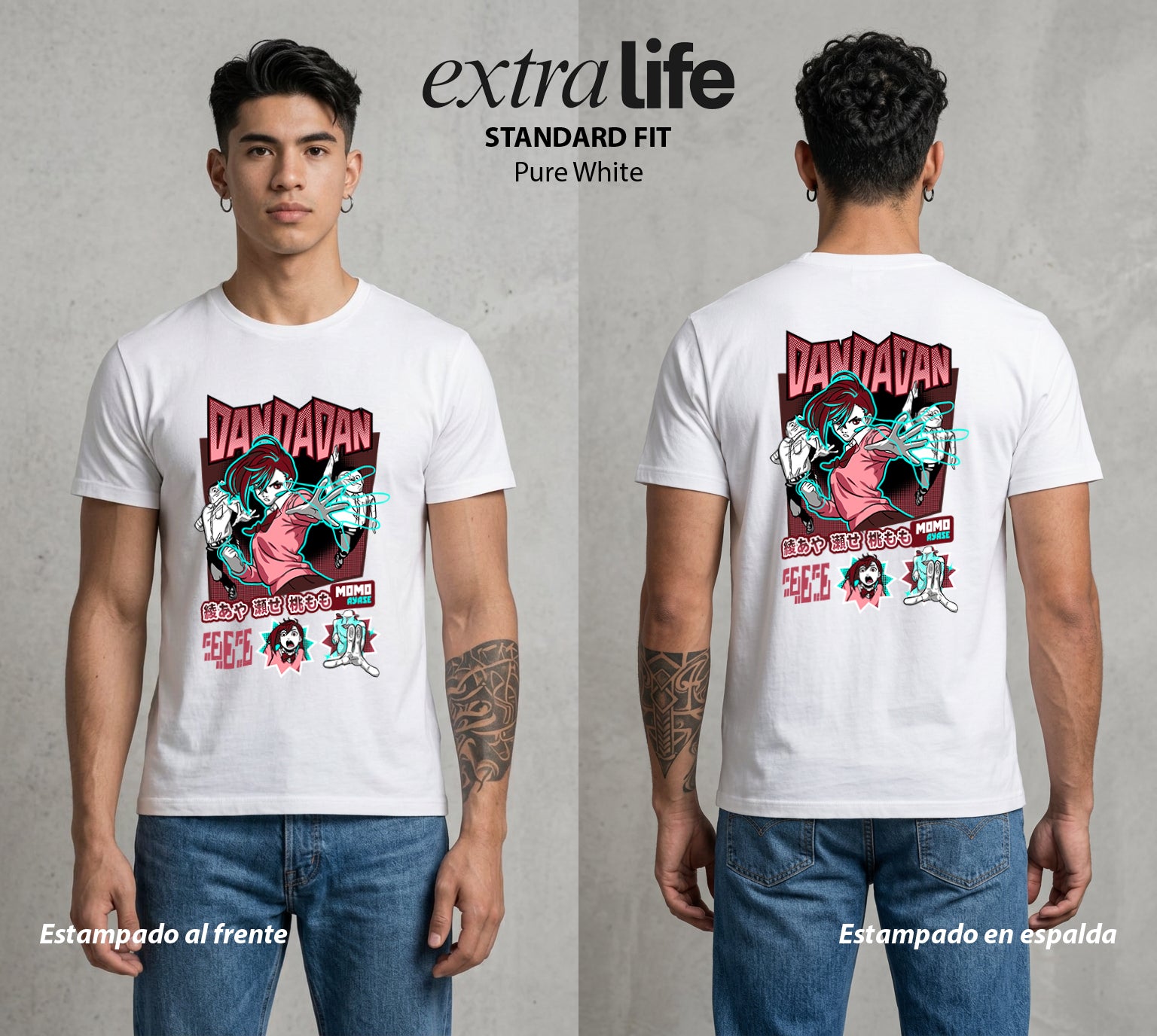 Lo Paranormal Cotidiano | La Chica y los Aliens #00574 - Playera Standard Fit | Pure White - Foto en modelo