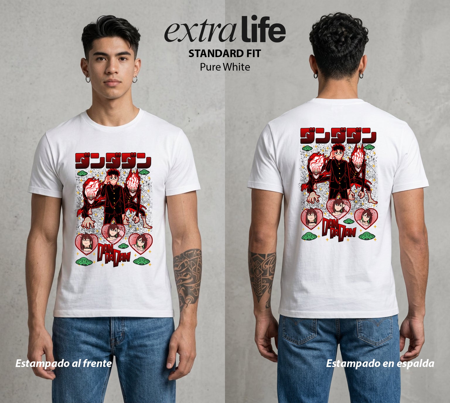 Lo Paranormal Cotidiano | El Amor Paranormal #00575 - Playera Standard Fit | Pure White - Foto en modelo