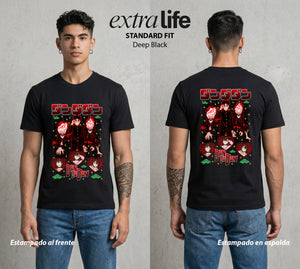 Lo Paranormal Cotidiano | Los Dos del Ocultismo #00576 - Playera Standard Fit | Deep Black - Foto en modelo