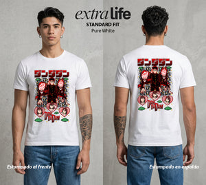 Lo Paranormal Cotidiano | Los Dos del Ocultismo #00576 - Playera Standard Fit | Pure White - Foto en modelo