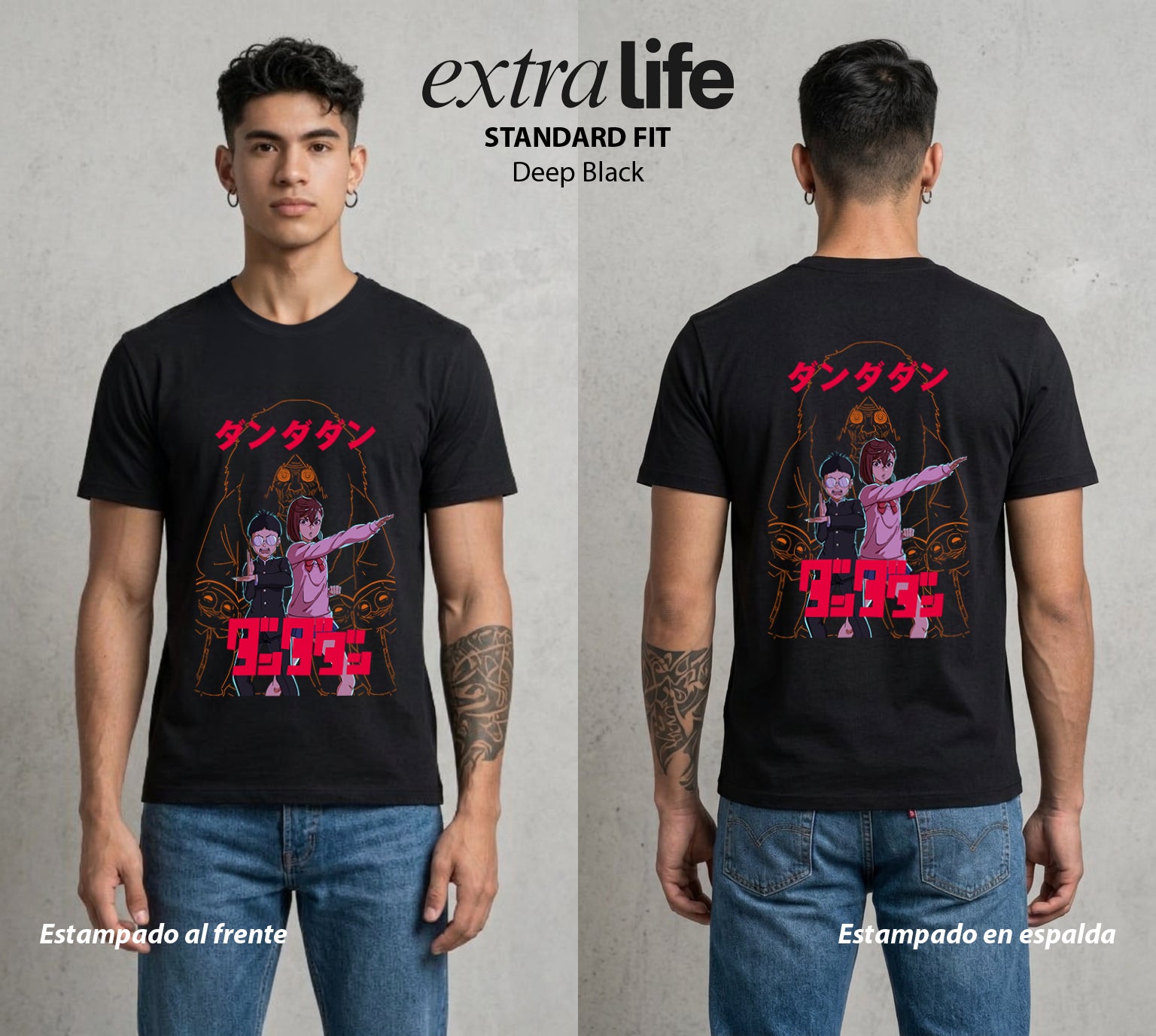 Lo Paranormal Cotidiano | El Amor Paranormal #00577 - Playera Standard Fit | Deep Black - Foto en modelo