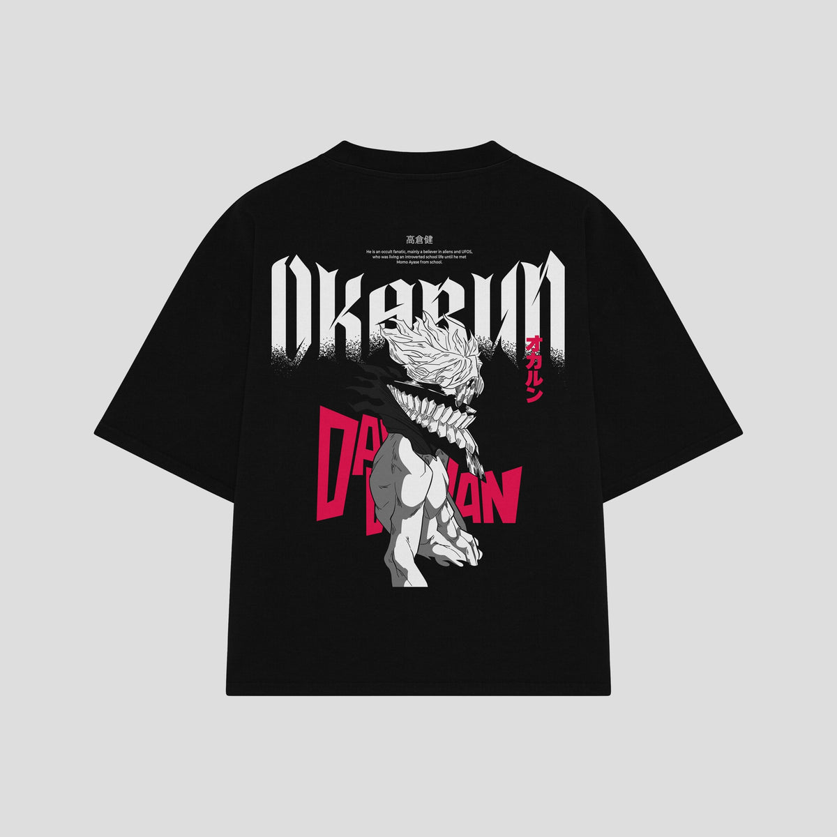 Playera streetwear premium de anime y gaming ExtraLife MX, corte oversized drop shoulder ligero y fresco en color Deep Black y Off-White, moda urbana mexicana de culto.