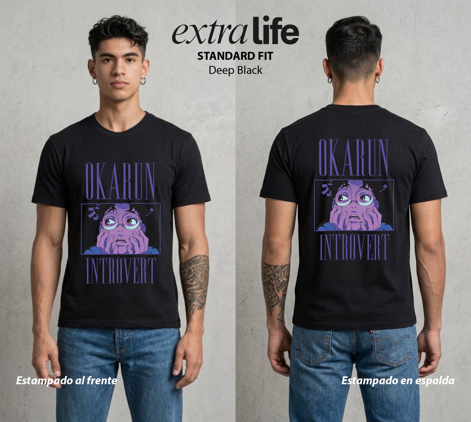 Lo Paranormal Cotidiano | El Que Cree en Todo #00585 - Playera Standard Fit | Deep Black - Foto en modelo