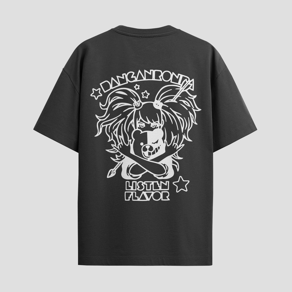 Playera urbana de anime y gaming ExtraLife MX, corte Classic Premium unisex ligero y transpirable en color Deep Black y Pure White, ropa de uso diario para gym y casual.