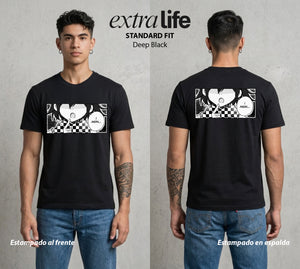 El Juicio Final Escolar | El Mentiroso del Bien #00601 - Playera Standard Fit | Deep Black - Foto en modelo