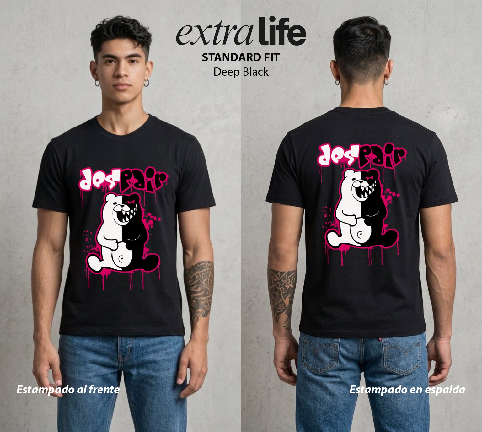 El Juicio Final Escolar | El Master del Juicio #00609 - Playera Standard Fit | Deep Black - Foto en modelo