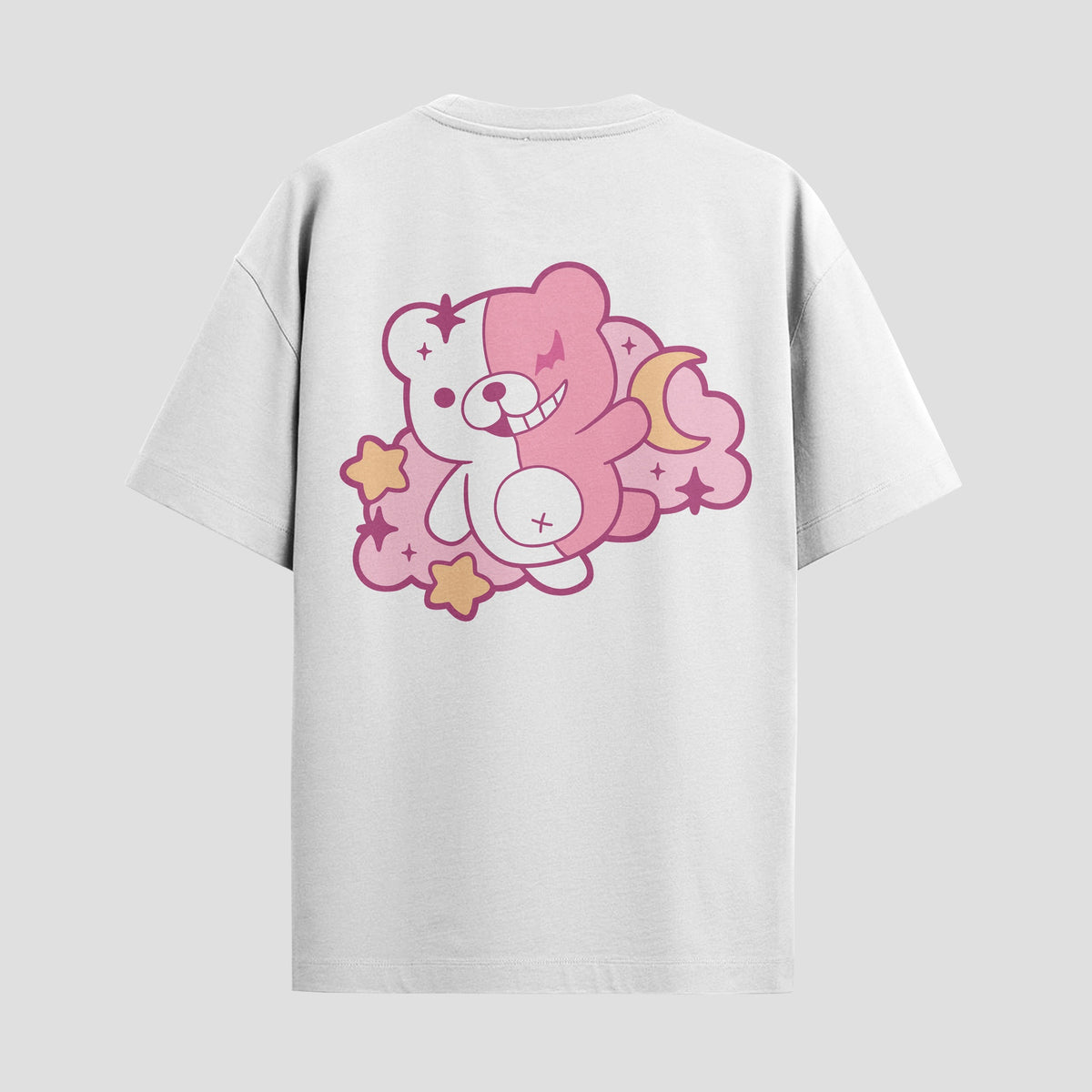 Playera urbana de anime y gaming ExtraLife MX, corte Classic Premium unisex ligero y transpirable en color Deep Black y Pure White, ropa de uso diario para gym y casual.